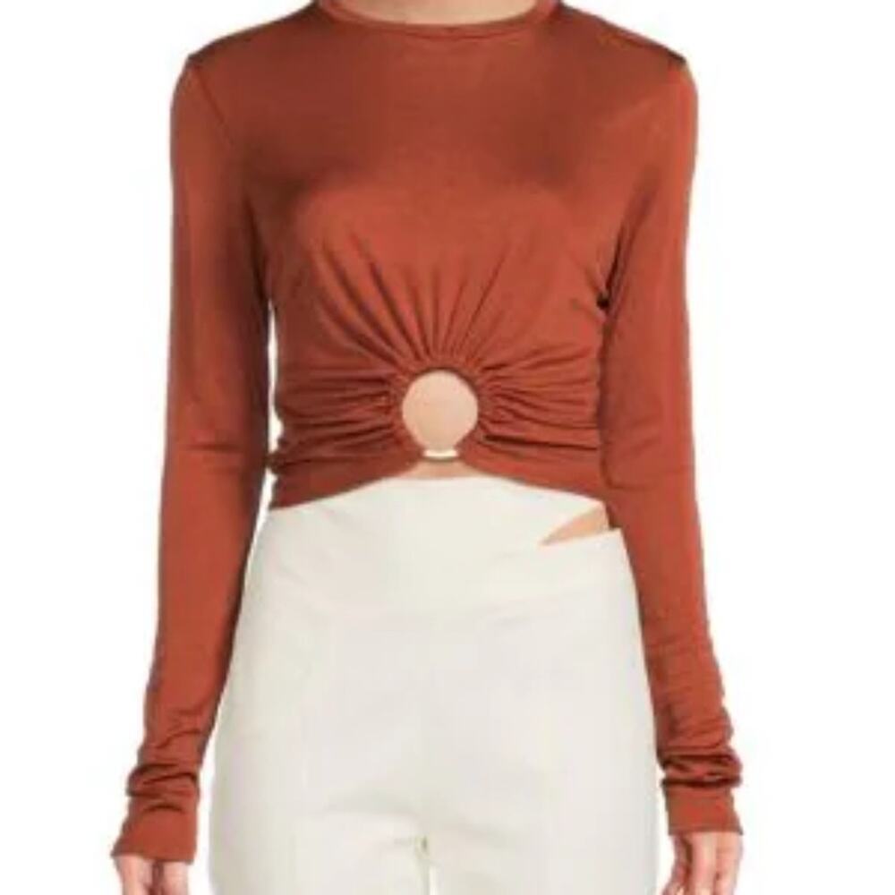 CULT GAIA Women's Chloe O-Ring Crop Top - XS - NWT